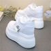 Korean Dad Shoes For Women, Super Height-Increasing Thick Sole, Comfortable Black And Color-Block, Ins Style Elegant_vogvips.com