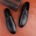 European Warm Series Autumn Winter Business Formal Men's Low-top Genuine Leather With Fleece Lining Top Layer Cowhide Wedding Derby Office_vogvips.com