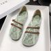 National Style Simple Mesh Hollow Retro Single Shoes Women's Soft Sole Comfortable Pregnant Women's Mother Shoes One Pedal Doudou Shoes_vogvips.com