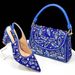Women’s Shoes Pointed Heels & Matching Clutch Set – Pumps (Dazzling & Stable)_vogvips.com