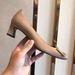 RENYOUVIWIOR Buckle Single Thick Mid Heel Flat Square Toe Shallow Mouth Women's Wedding Shoes Commuter High Heels_vogvips.com