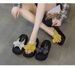 Rhinestone Outer Wear One-word Cool Slippers Women's Bow Casual Versatile Platform Beach Women's Shoes_vogvips.com