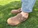 Summer Vintage Matte Brogan Bootie With Head Cover, Softwood Sole, Laid-back Mule Shoes, Versatile For Outerwear, Flat-bottom Slip-on Shoes_vogvips.com