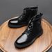 European Warm Series Trendy Brand Martin Mid-Cut High Street Style, Fashionable British Boots, Genuine Leather Work Boots For Men, Winter_vogvips.com