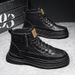 European Warm Series Sailop Martin Men's Shoes 2025 Autumn Winter New High-top Workwear British Short Boots Mid-top Sneakers_vogvips.com