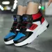 Kids Roller Skate Boy Girl Sneakers Sport Shoes With 4 Wheels For Christmas Birthday Children Show Gift H241028_vogvips.com