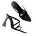 Spring And Summer French Sexy Royal Sister Rhinestone Open-toed With Sandals Pointed Heels High Heels Slippers Female Brown_vogvips.com
