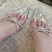 Elegant Silver Pointed-Toe High Heel Sandals With Heart-Shaped Rhinestones For Women Perfect For Wearing As Outerwear Or As Sandals._vogvips.com