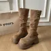 Platform Women Womens Western Cowboy Knight Long Tube Square Heel Retro Style Winter Boots 52411 251126_vogvips.com