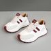 BN022 New 2024 Autumn Thick Soled Women's Shoes Height Increase Casual Splicing Sports Leather Shoes Student Fashion Sneakers_vogvips.com