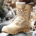 Flying Bear Desert Outdoor Leisure Mountaineering Training Medium And High Top Tactical Boots_vogvips.com