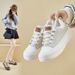 Little White Shoes Female Students Thick-soled Heightening Shoes Sports Board Shoes Casual Street Shoes_vogvips.com