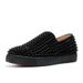 1:1 Original Brand Low-top Rivet Red Sole Shoes Couple Style Loafers Slip-on Men's Sneakers Women's_vogvips.com