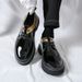 ShoeVault 2025 New Thick-Soled Height-Increasing Men's Large Patent Leather Glossy Casual Chunky Heel Loafers Hairstylist Trendy_vogvips.com