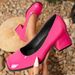 Women's comfy square toe single chunky formal rose heels_vogvips.com