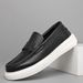 Euro Step 【Top Layer Cowhide】Men's Genuine Loafers Slip-On Driving Wear-Resistant Moccasins Casual Leather Shoes_vogvips.com