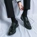 New Fashion Genuine Leather Tassel Business Casual Loafer Shoes For Men Black Business Formal Leather Shoes For Daily Office Casual Men's Shoes For Dr_vogvips.com