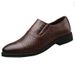 Business Dress Leather Perforated Breathable Men's Hollow Out Single Versatile Casual Shoes_vogvips.com