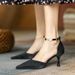 Cheongsam-inspired Niche High-heeled Shoes For Women, 2026 Summer, Pointed Toe, Thin Heel, Pearl Strap, Hollowed-out,_vogvips.com