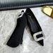 NEW Office High-heeled Shoes - Elegant French Style Pointed Toe Rhinestone Buttoned Suede Kitten Heel Four-season Women's Shoes_vogvips.com