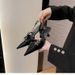 Foreign Trade High-heeled Women's Shoes 2026 New Spring-summer Model, One-strap Buckle, European And American Style,_vogvips.com