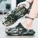 Claccis Men Slippers 2025 Men Summer Beach Shoes Women Outdoor Shoes Camouflages Slide Sandals Summer Couples Garden Clogs_vogvips.com
