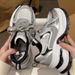 Trendy Dad Sneakers For Women 2024 Summer New Thick-Soled Mesh Lightweight Soft-Soled Versatile Sports Casual Shoes Ins_vogvips.com