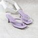 Women's Strappy Sandals With High Heel - Comfortable Open-Toe Flip Flops For Summer - Breathable Synthetic Leather Upper - Non-Slip Rubber Sole_vogvips.com