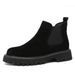 Martin Boots Men's Shoes Chelsea Tooling Shoes Men's Short Boots Fleece High-top Shoes Flip Leather Shoes_vogvips.com