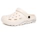 Large Size 45 Beach Men's Hole Shoes, Straight Sandals For Home Use, Thick Soled, Height Increasing, Anti Slip, And Easy_vogvips.com