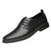 Men's Round Head Leather Shoes Formal Leather Shoes Casual Men's Lazy Single Shoes_vogvips.com