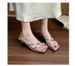 Stunning Small Heel Shoe 2025 New Cro Strap Open Slipper For Women Summer Outdoor Fairy Square Toe Fahion High_vogvips.com