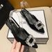 Baotou Sandals For Women 2024 New Summer Rhinestone Square Buckle Fairy Open Back French Style Thin High Heel Pointed_vogvips.com