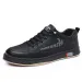 Trendy Men's Casual Shoes Simple Men's Retro Genuine Leather Shoes Elegant Formal Commuter Work Shoes Free Delivery Loafers_vogvips.com