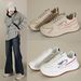 Forrest Gump Shoes Female Student Platform Dad Shoes Heightening Sports And Leisure Shoes_vogvips.com