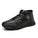 High-Top Outdoor Casual Shoes, Genuine Leather Men's Martin Boots, Wear-Resistant, Anti-Slip, Large Size Men's Shoes_vogvips.com