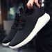 Autumn New Flyknit Casual Men's Soft Soled Breathable Sports Shoes_vogvips.com