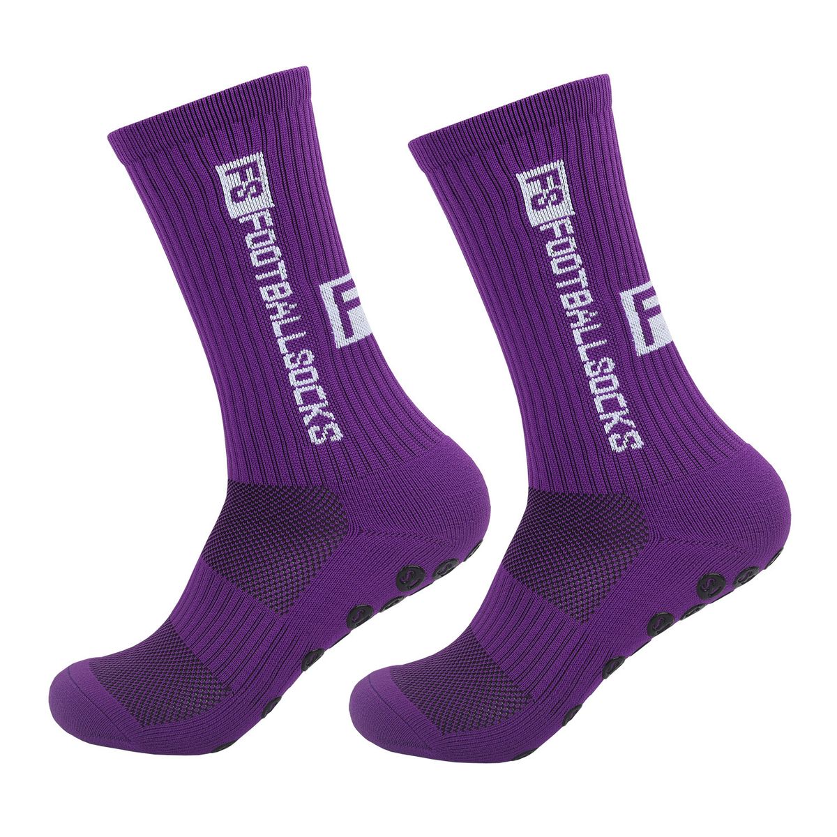 Sport Socks Adhesive Football Socks Non-slip Thick Towel Bottom Socks_vogvips.com