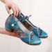 Women’s Shoes Summer Old Ancient Style Printed Cloth Shoes Embroidered Shoes Chinese Style Mid Heel Cheongsam Matching Shoes Hanfu Improved Shoes_vogvips.com