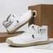 Men's Shoes High Top Men's Casual Shoes Martin Boots Men's Stitched Fox Shoes_vogvips.com
