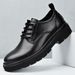 Suitable For All Seasons 38 Summer Soft Sole Leather Men Black Lace-up Round Toe British Style Business Formal Dad Father Shoes 45_vogvips.com