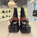 In Stock Cowhide Version ~ European And American Retro Split-Toe Belt Buckle Martin Women's British Style Pig's Trotter_vogvips.com