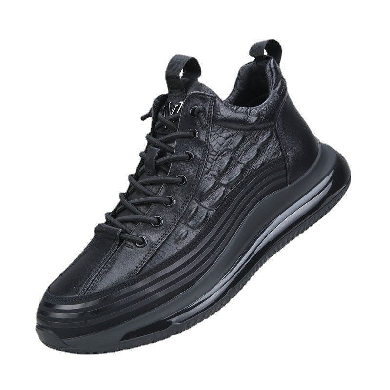 2024 Spring And Autumn European And American New Men's Casual Shoes Foreign Trade Large Size Embossed Lightweight 48 Size Casual Sports Men's Shoes_vogvips.com