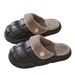 Waterproof Slippers For Women New Autumn And Winter Plush Warm Non Slip Indoor Home Thick Soled Detachable Cotton Slippers For Women_vogvips.com