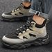 Men's Shoes Retro High Top Sneakers For Men In Autumn And Winter For Students In Color Matching Trendy Thick Soled Height Enhancing Daddy Shoes_vogvips.com