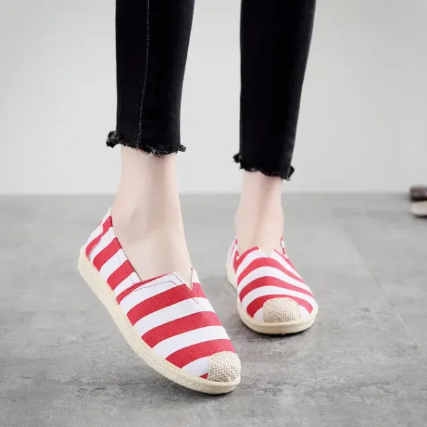 Summer En Flat Women Lightweight Breathable Fisherman Ladies Soft Casual Shoes Slip On Lazy Loafers 2024_vogvips.com