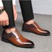 Unbeatable Quality 2025 New Casual Versatile Fashion Large Business Dress Men's Leather Shoes British Breathable Lace_vogvips.com
