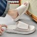 ShoeVault 2025 New Summer Outdoor Trendy One-Strap Velcro Slippers For Men Non-Slip Youth Beach Sandals_vogvips.com