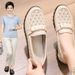Mom Shoes Medium Sandals Soft Sole Medium Old Woman Leather Shoes Comfortable Breathable Single Shoes Soft Leather Bag Head Hole Shoes_vogvips.com