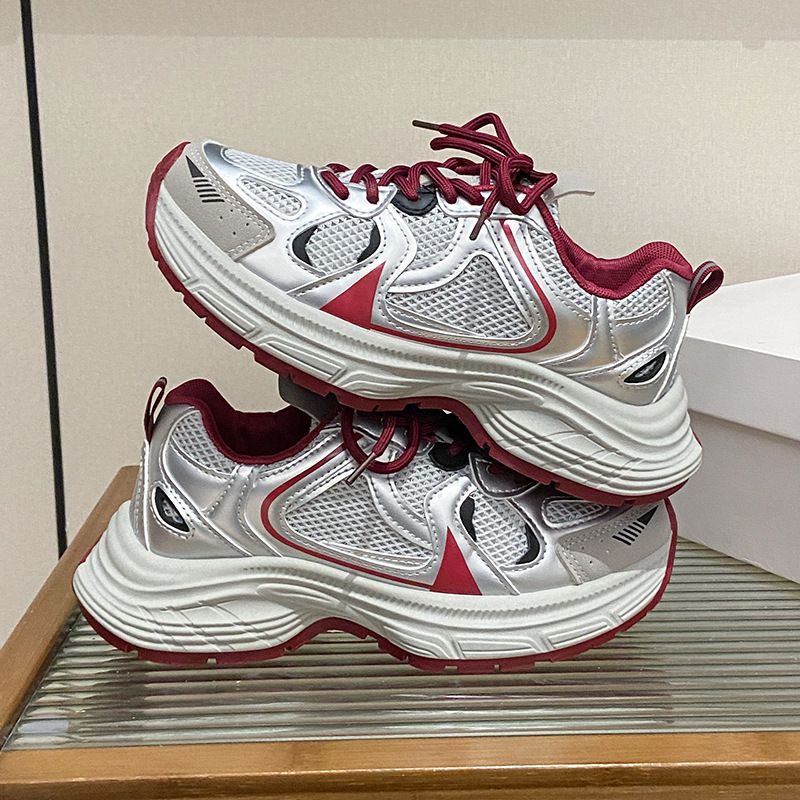 Dad Shoes Female Student Sports Running Shoes Casual Shoes Platform Height Increase_vogvips.com